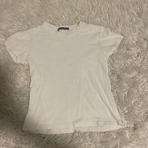 White brandy tee